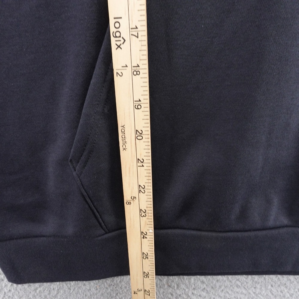 Under Armour Womens Medium Essential Fleece Hoodie Black Loose Fit Pullover NEW - Picture 9 of 14